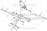 BRAS DE SUSPENSION AVANT