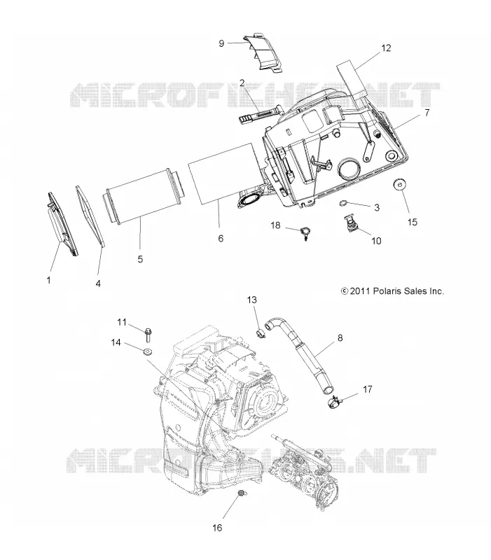 MOTEUR, PRISE D'AIR