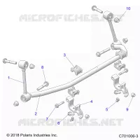 SUSPENSION, FRONT BARRE STABILISATRICE- Z21N4E99AC/AK/BC/BK/K99AP/AG/BG/BP (C701006-3)