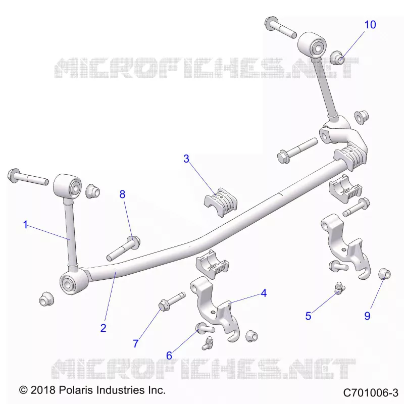 SUSPENSION, FRONT BARRE STABILISATRICE- Z21N4E99AC/AK/BC/BK/K99AP/AG/BG/BP (C701006-3)