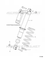 SUSPENSION AVANT SHOCK MOUNTING