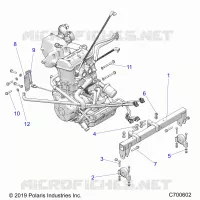 MOTEUR, MOUNTING & LONG BLOCK