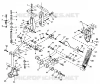 SUSPENSION ARRIERE SPORTSMAN 500 W969244 AND SWEDISH SPORTSMAN 500 S969244 (4936093609C005)