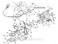 ELECTRICITE/FEU ARRIERE 6X6 400L