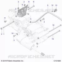SYSTÃˆME DE TRANSMISSION, MAIN GEARCASE MOUNTING
