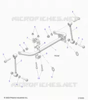 SUSPENSION, FRONT BARRE STABILISATRICE