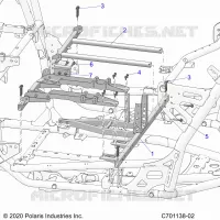 CHASSIS, SEAT AND CENTER FIXATION CONSOLE