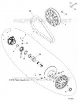 SYSTÈME DE TRANSMISSION, SECONDARY CLUTCH