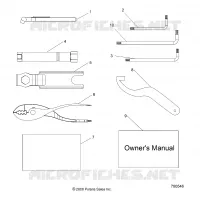 REFERENCES, TOOL KIT AND MANUEL DU PROPRIETAIRES