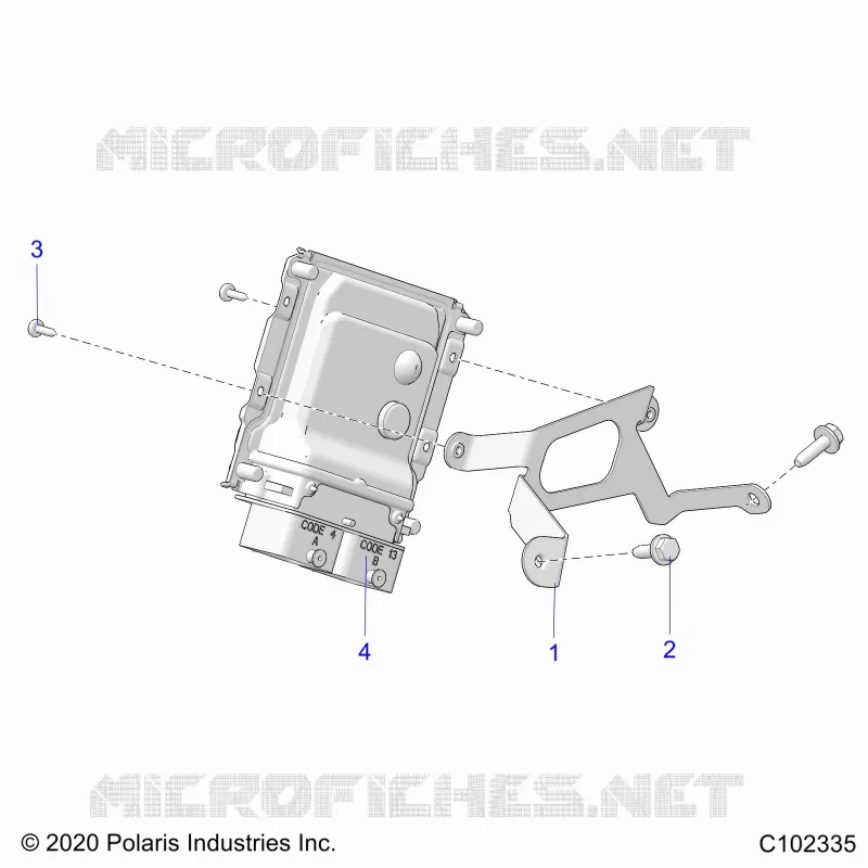 ELECTRICITE, ECU MOUNTING