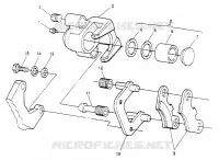 ETRIER DE FREIN INTERMEDIAIRE ASSEMBLY 6x6 400L