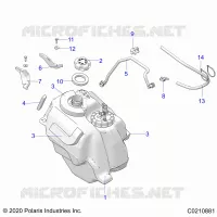 SYSTÃˆME D'ALIMENTATION, FUEL TANK ASM.