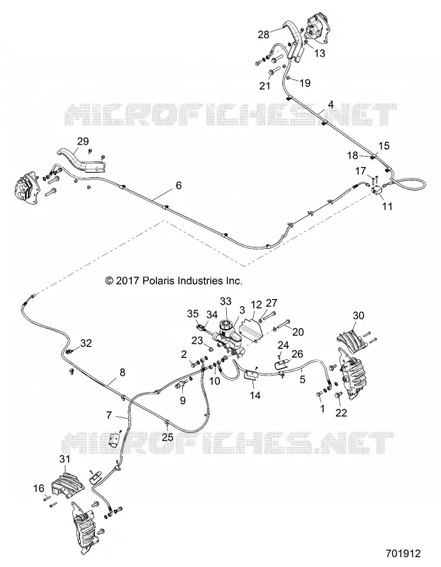 BRAKES, BRAKE LINES AND MAITRE CYLINDRE