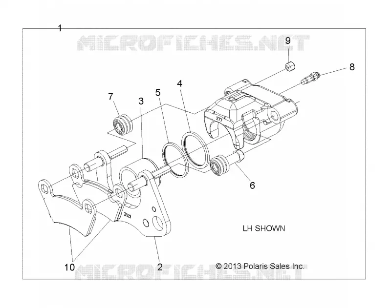 BRAKES, ETRIER DE FREIN AVANT