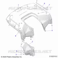 CARROSSERIE ARRIERE CAB