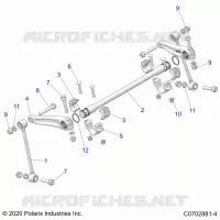 SUSPENSION, FRONT BARRE STABILISATRICE