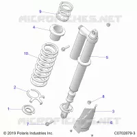 SUSPENSION ARRIERE SHOCK MOUNTING