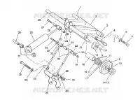 BRAS DE SUSPENSION ARRIERE 440 XCR / 0931760 (4923022302022A)