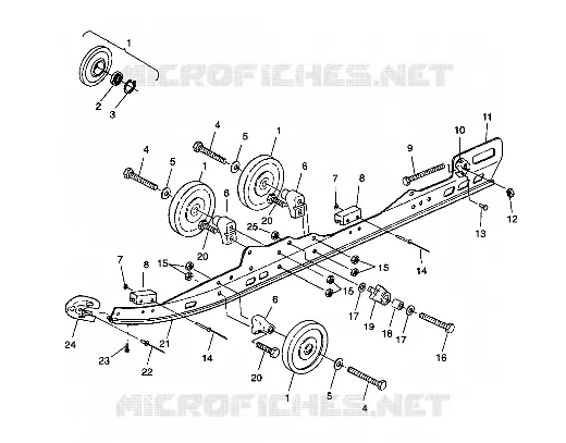 FIXATION RAIL SUSPENSION