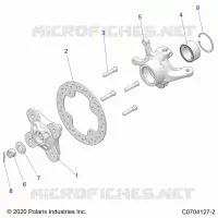 SUSPENSION AVANT CARRIER- Z23NAE99FR/SCR/FR (C0704127-2)