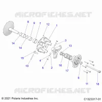 SYSTÃˆME DE TRANSMISSION, PRIMARY CLUTCH