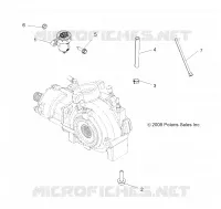 SYSTÈME DE TRANSMISSION, SUPPORT PONT, FRONT
