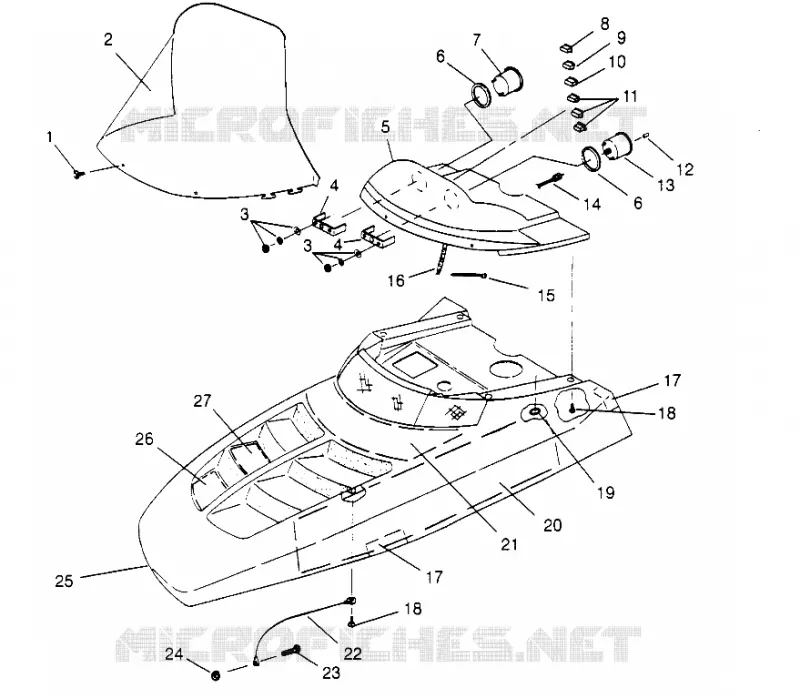CAPOT  440 0962760 (4931743174A010)