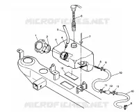 RESERVOIR D'HUILE ASSEMBLY 2X4 350L W937539 (4924032403008A)