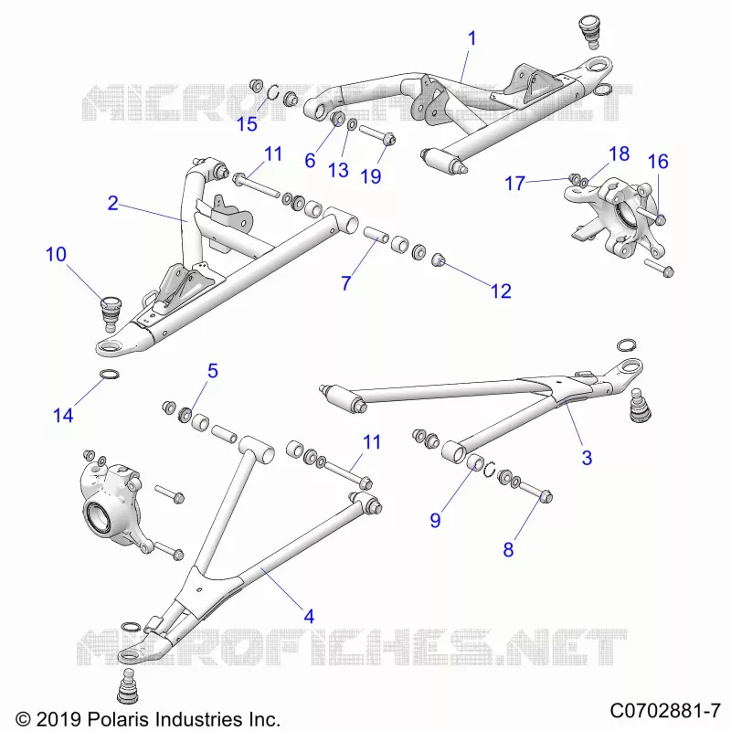 SUSPENSION AVANT CONTROL ARMS