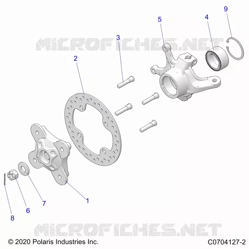 SUSPENSION AVANT CARRIER- Z22N4K99AK/AR/BK/BR/N4VAK/BK/AR/BR (C0704127-2)