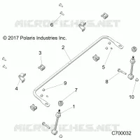 SUSPENSION, FRONT BARRE STABILISATRICE