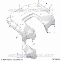 CARROSSERIE ARRIERE CAB