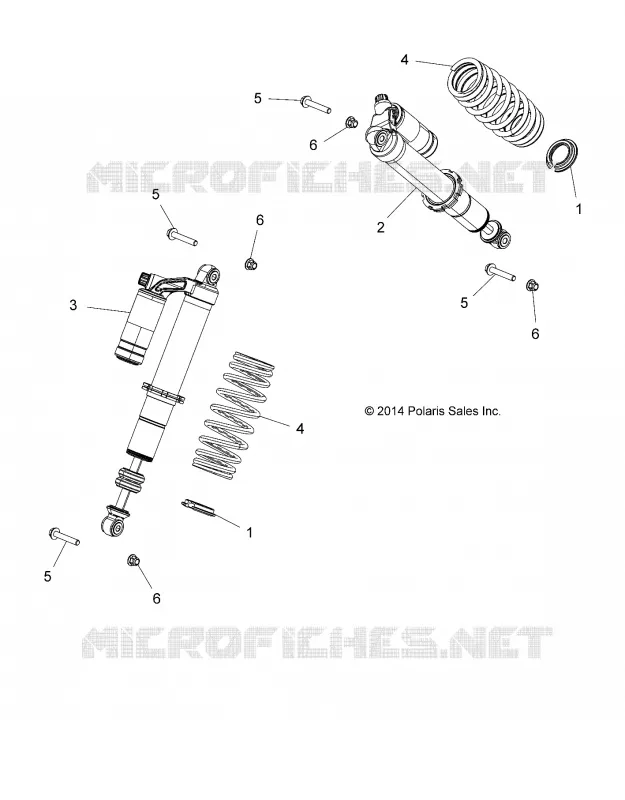 SUSPENSION AVANT SHOCK MOUNTING
