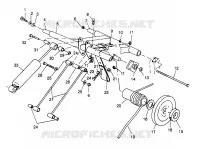 BRAS DE SUSPENSION ARRIERE 500 0972764, EUROPEAN 500 E972764 AND 500 RMK 0972964 (4938393839C006)