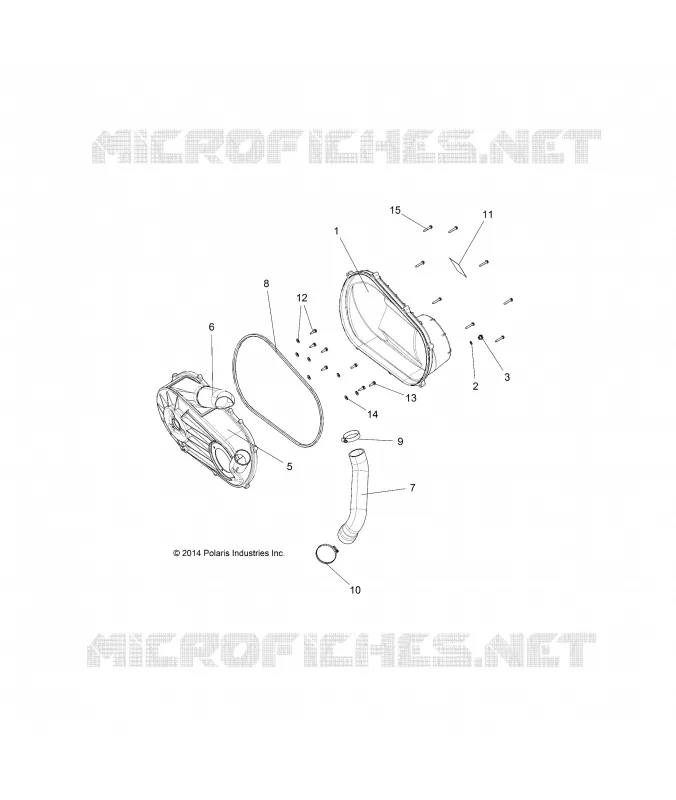 SYSTÈME DE TRANSMISSION, COUVERCLE D'EMBRAYAGE AND DUCTING