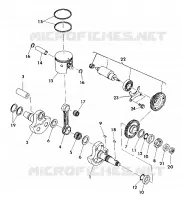 VILEBREQUIN AND PISTON 350 2X4 / W927539 (4922882288032A)