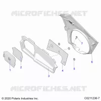 BODY, CLOSE OFF PANEL and ACCESS PANEL