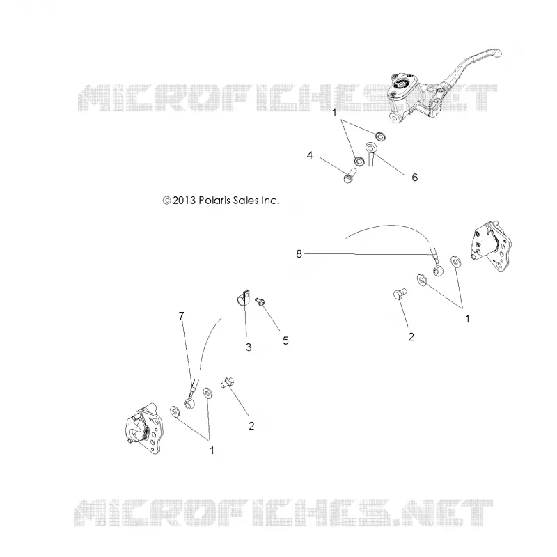 FREIN AVANT BRAKE LINES