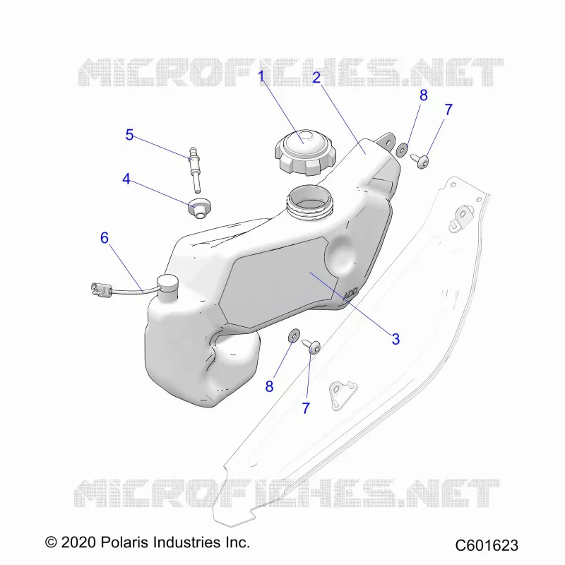 RESERVOIR D'HUILE ASM.