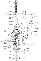 CARBURATEUR 600 XCR SP 0965677 AND EUROPEAN 600 XCR SP E965677 (4932063206D005)