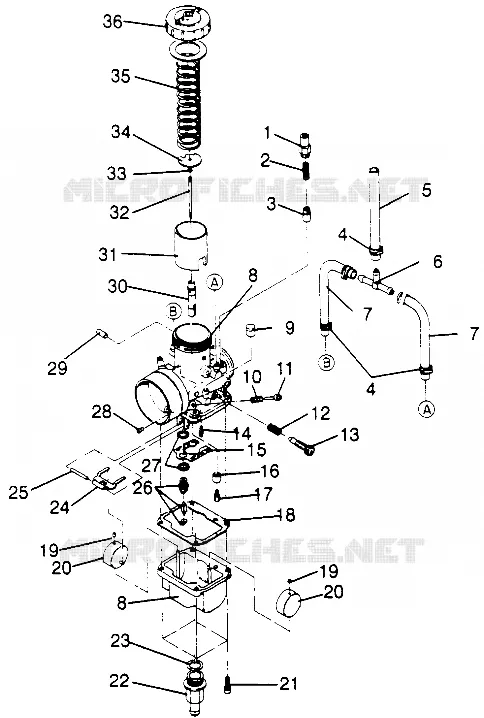 CARBURATEUR 600 XCR SP 0965677 AND EUROPEAN 600 XCR SP E965677 (4932063206D005)