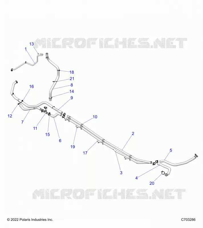 REFROIDISSEMENT ROUTING ENGINE