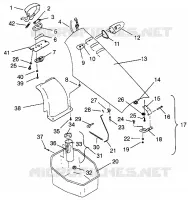 COFFRE AVANT SLT 780 B964588 and  Intl. SLT 780 I964588 (4935683568A008)