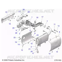 ENGINE, ECHAPPEMENT