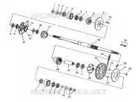 ARBRE DE TRANSMISSION INTERMEDIAIRE 6X6 400L, SWEDISH S948740 AND  NORWEGIAN N948740 (4926812681025A)