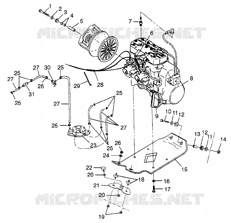 SUPPORT MOTEUR