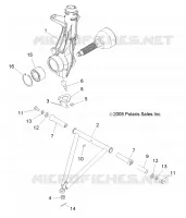 SUSPENSION, A-ARM and SUPPORT MOUNTING