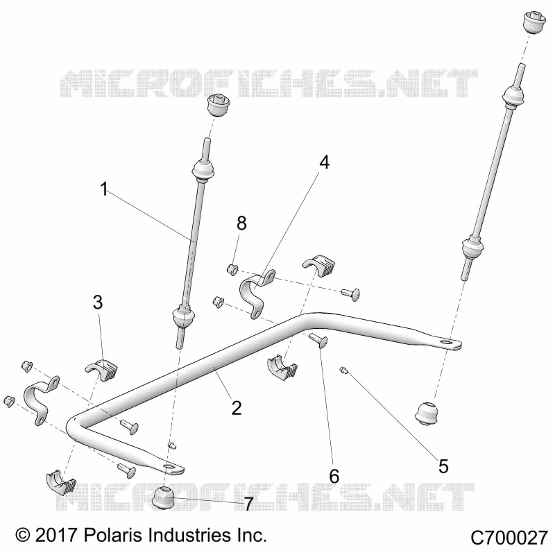SUSPENSION, STABILISATEUR BRAS ARRIERE 49S- R20RSU99/A/B (C700027)