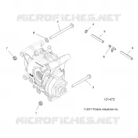 SYSTÈME DE TRANSMISSION, GEARCASE MOUNTING, REAR