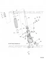 SUSPENSION, JAMBE DE FORCE AVANT
